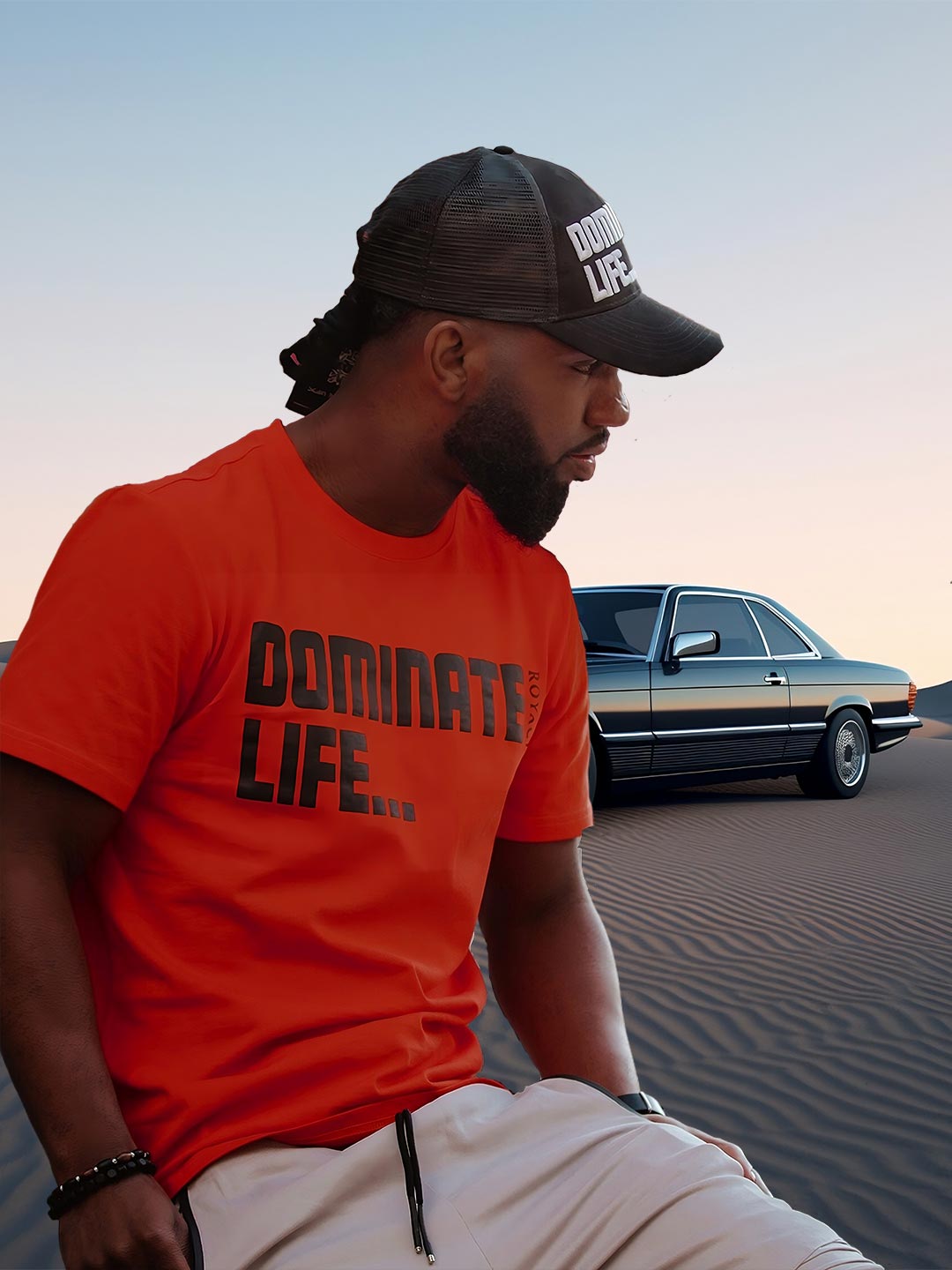 Dominate Life With Success Orange T-Shirt